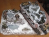 Sherman Panzer - Diorama Ansicht von schräg oben