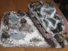 Sherman Panzer - Diorama Ansicht von schräg oben